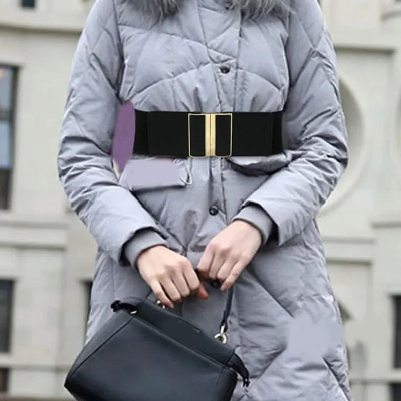 Пояс эластичный Женский 7 5 см широкий|Женские ремни| |