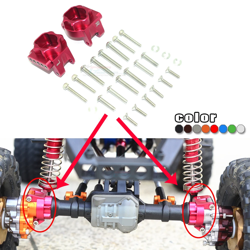 

Металлические пористые настраиваемые задние блоки C base C вместо #8256 для 1/10 TRX4 82056-4 BRONCO G500 TRX6 G63 гусеничные автомобили