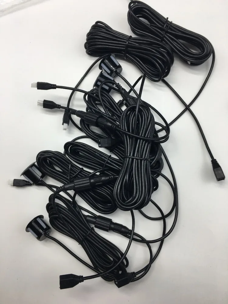 Автомобильный OBD умный контроль скорости два канала Видимый 8 Датчик Передняя Задняя Радиолокационная сигнализация детектор парковки монитор системы для Audi