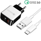 Зарядное устройство USB Type-C для Xiaomi Redmi Note 10, 9 Pro, Samsung, Huawei, с поддержкой быстрой зарядки 3,0