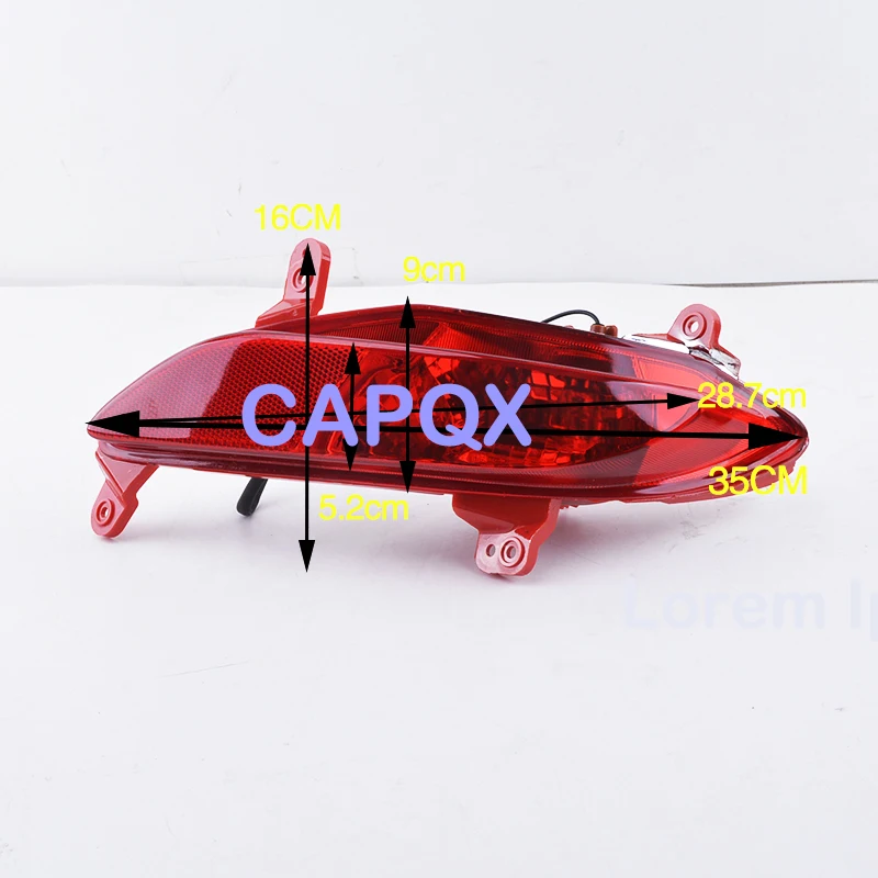 CAPQX для Hyundai Santa Fe Santafe IX45 2013 2014 2015 заднего бампера Туман светильник тормозной хвост