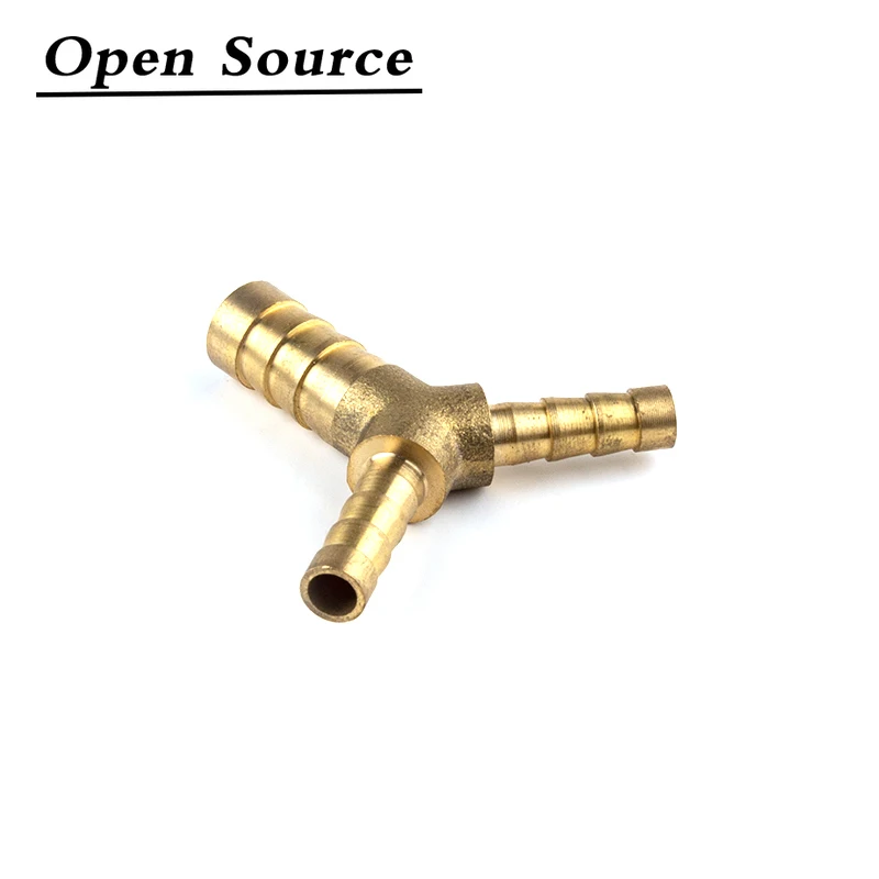 Латунный штыревой штуцера трубы 3 Way Y типа редукционный разъем для 4 мм 5 6 8 10 12 16