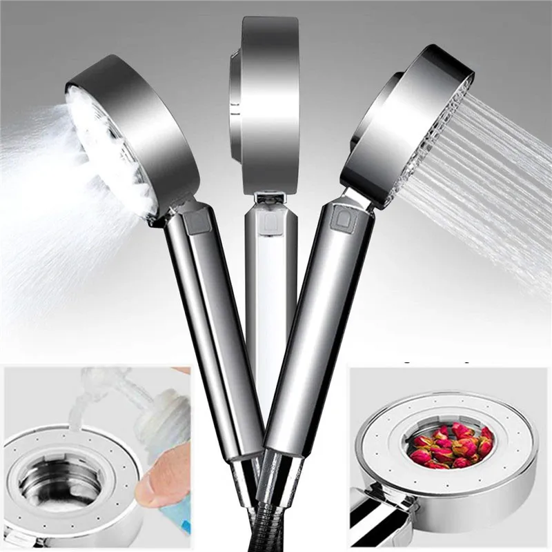Новинка 2019 двусторонняя душевая головка ручная экономия воды 3 режима