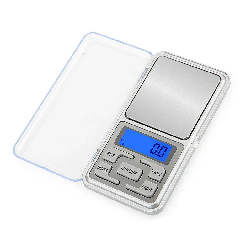 Мини цифровые весы 100/200/300/500g 0 01/0 1 г Высокая точность масштаба грамм Вес Карманный