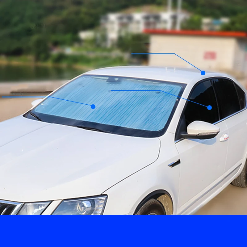 Lsrtw2017 окна автомобиля козырек от солнца коврик теплоизоляция для Skoda Octavia A7 аксессуары для интерьера