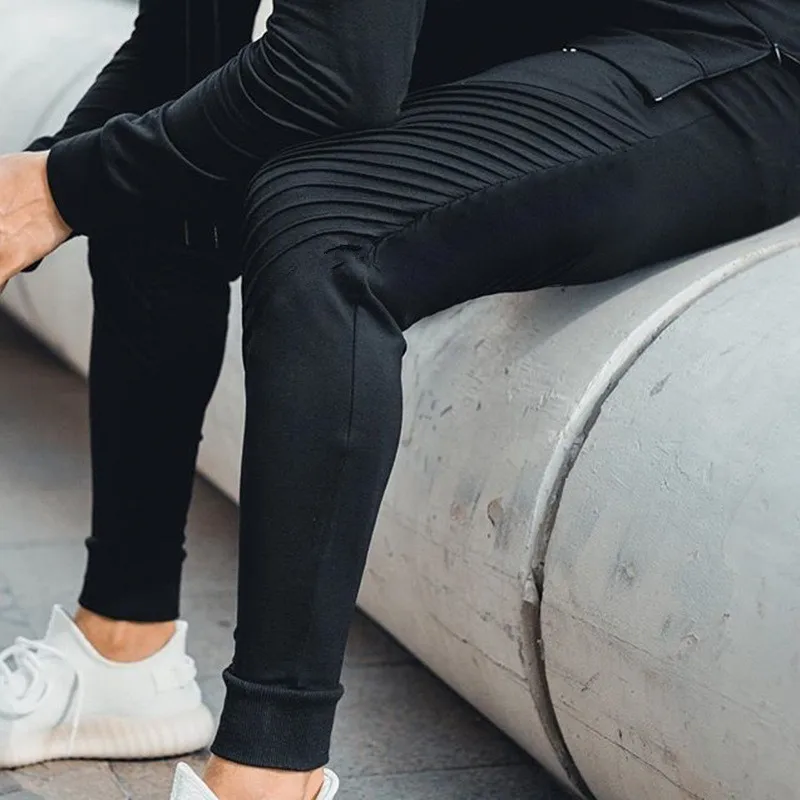 2019 new Autumn Winter Fitness Men Gyms Pants Fashion Cotton Pencil Bodybuilding Trousers High Quality Jogger | Мужская одежда