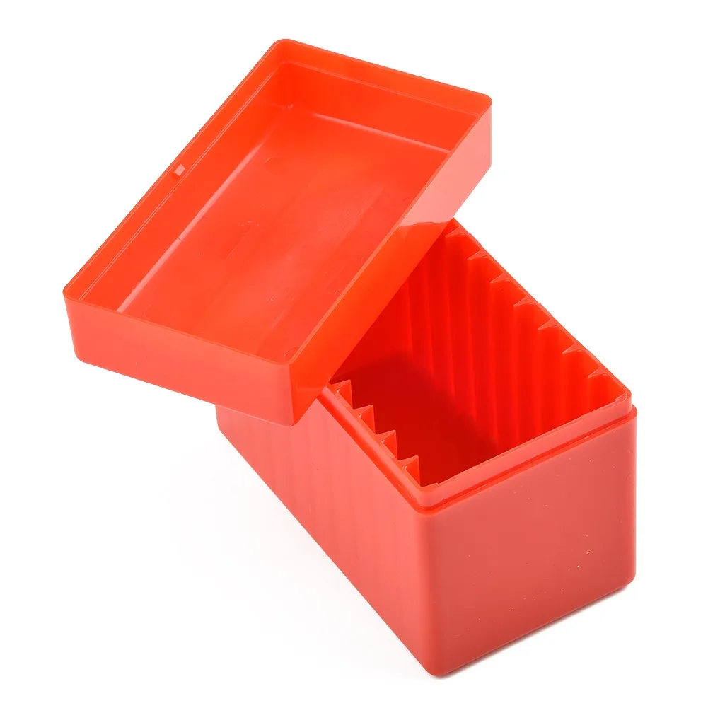 

10 Coin Capacity Holder Slabs Storage Box Case For PCGS NGC Red Plastic Commemorative Coin Storage Box Collection