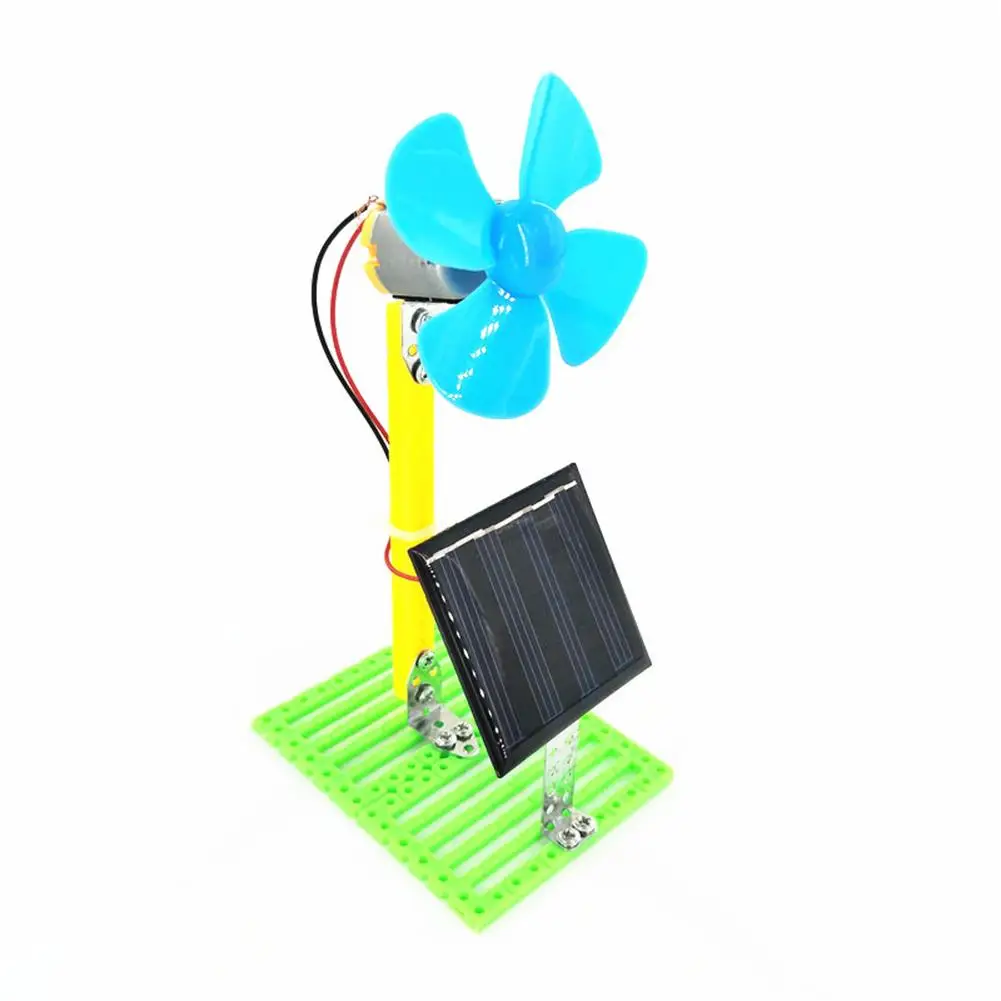 

Kids Student DIY Solar Powered Fan Toy Electric Fan Physics Circuit Experiment Kit Education Kids Toy DIY Assembly New