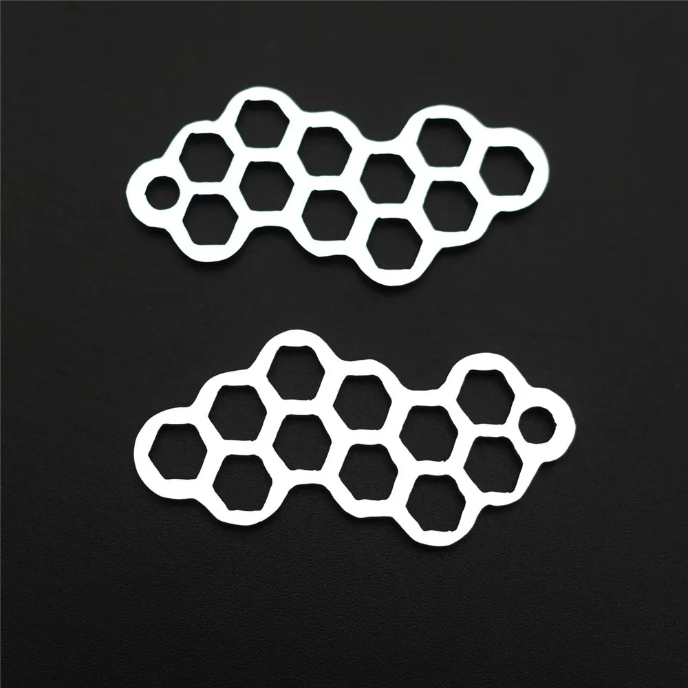 5 шт./упаковка шестигранные серьги и браслет из нержавеющей стали | Украшения