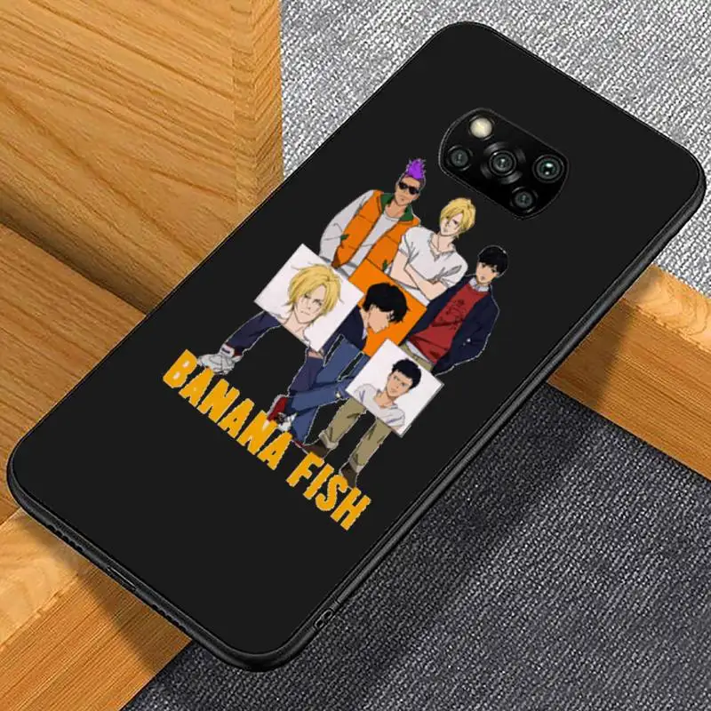 

banana fish Phone Case For Xiaomi Mi Redmi Note 7 8 9 pro 8T 9T 9S 9A 10 Lite pro