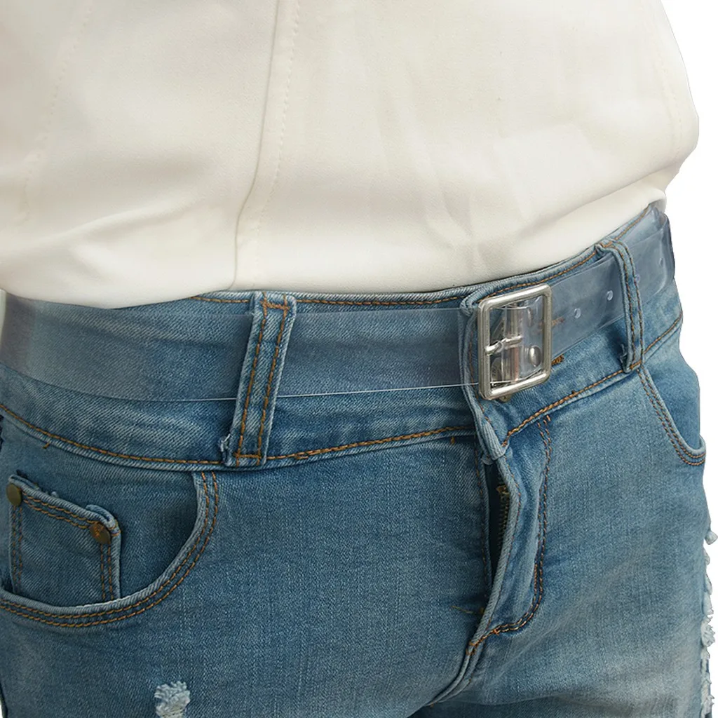 Модные женские туфли женский пояс Пояс широкий прозрачная в форме сердца с