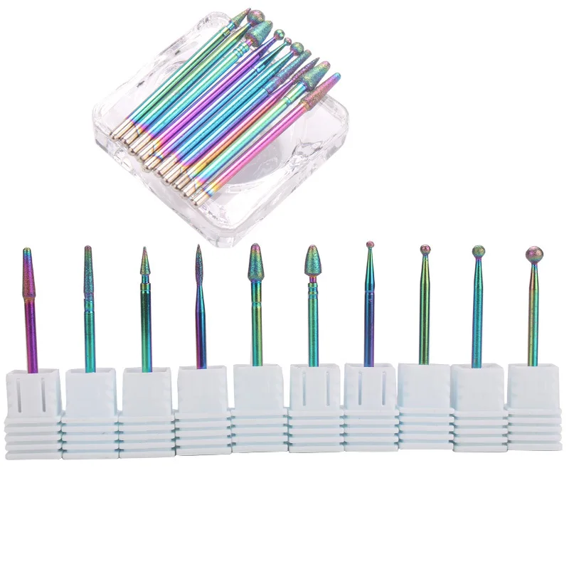 Алмазные насадки для маникюра и педикюра твердосплавные фрезы кутикулы с