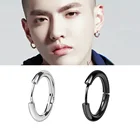 2021 тренд для мужчин и женщин титановая сталь Золото толщиной 2,5 мм круглый пирсинг круглые серьги диаметр 10121416 мм прокол уха ювелирные изделия