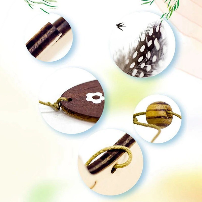 

Easter Wooden Pendant Hanging Decoration, Happy Easter Rabbit Bird Rooster Eggs Flower Design for Home Party Decor