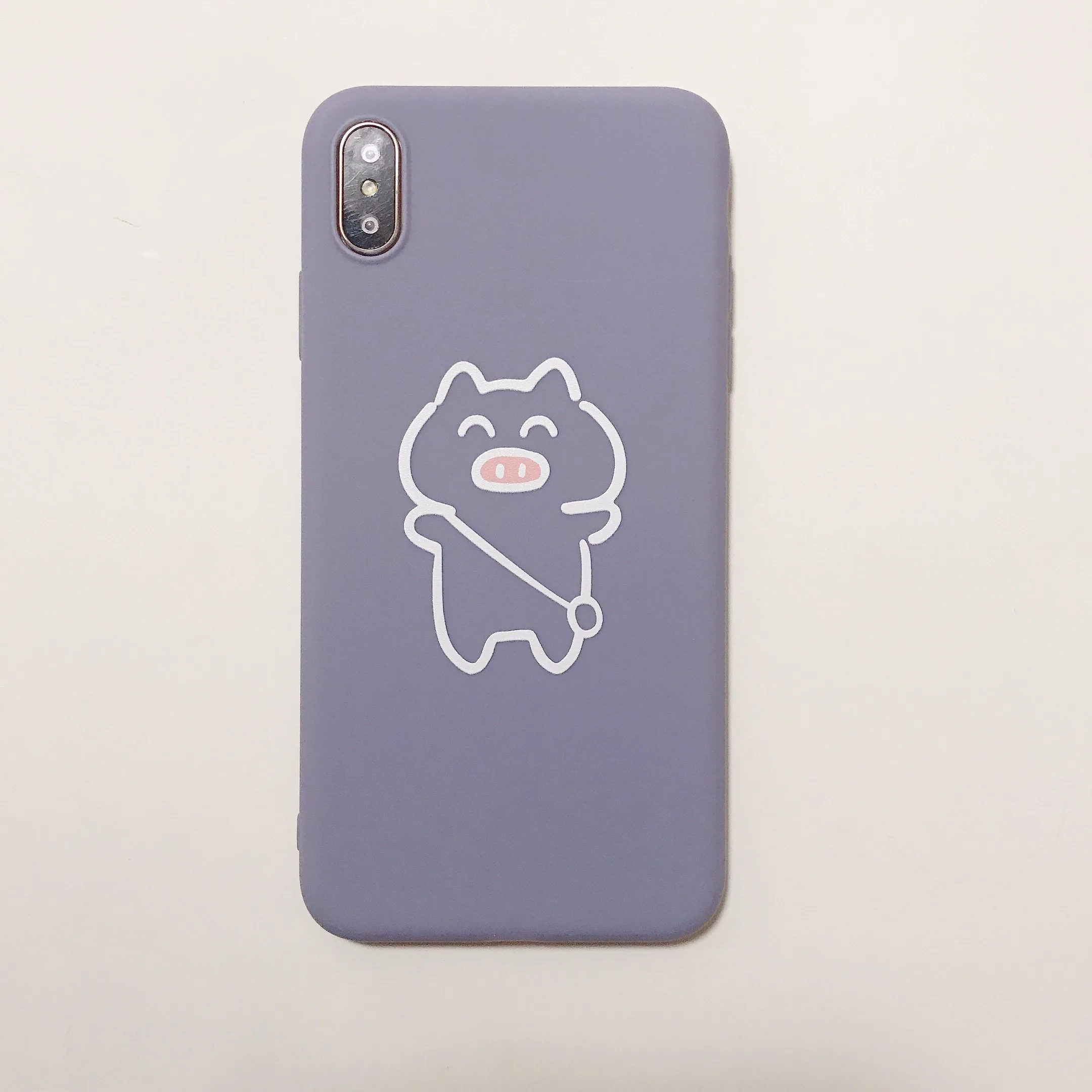 Leon Matilda чехол для iPhone 7 8 Plus чехол для coque iPhone 11 Pro 6 6S 7 8 Plus X XS Max XR силиконовый мягкий ТПУ задний Чехол - Color: 19 Pig 2