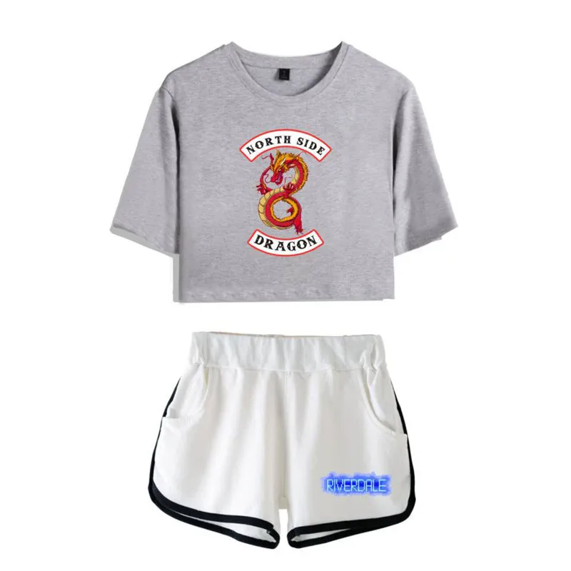 set 11 Southside Костюмы комплект одежды спортивный костюм для мальчика футболка для мальчика топ продаж ривердейл шорты спортивная одежда "South Side serpents" Ханука Подарки - Цвет: set 11