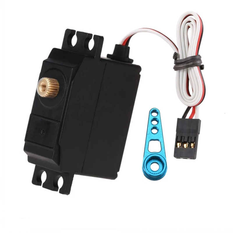Servo de engranaje de Metal con Servo brazo para MN86K MN86KS MN86 MN86S MN modelo G500 1/12 RC, actualizaci&oacute;n de coche, piezas, accesorios-1