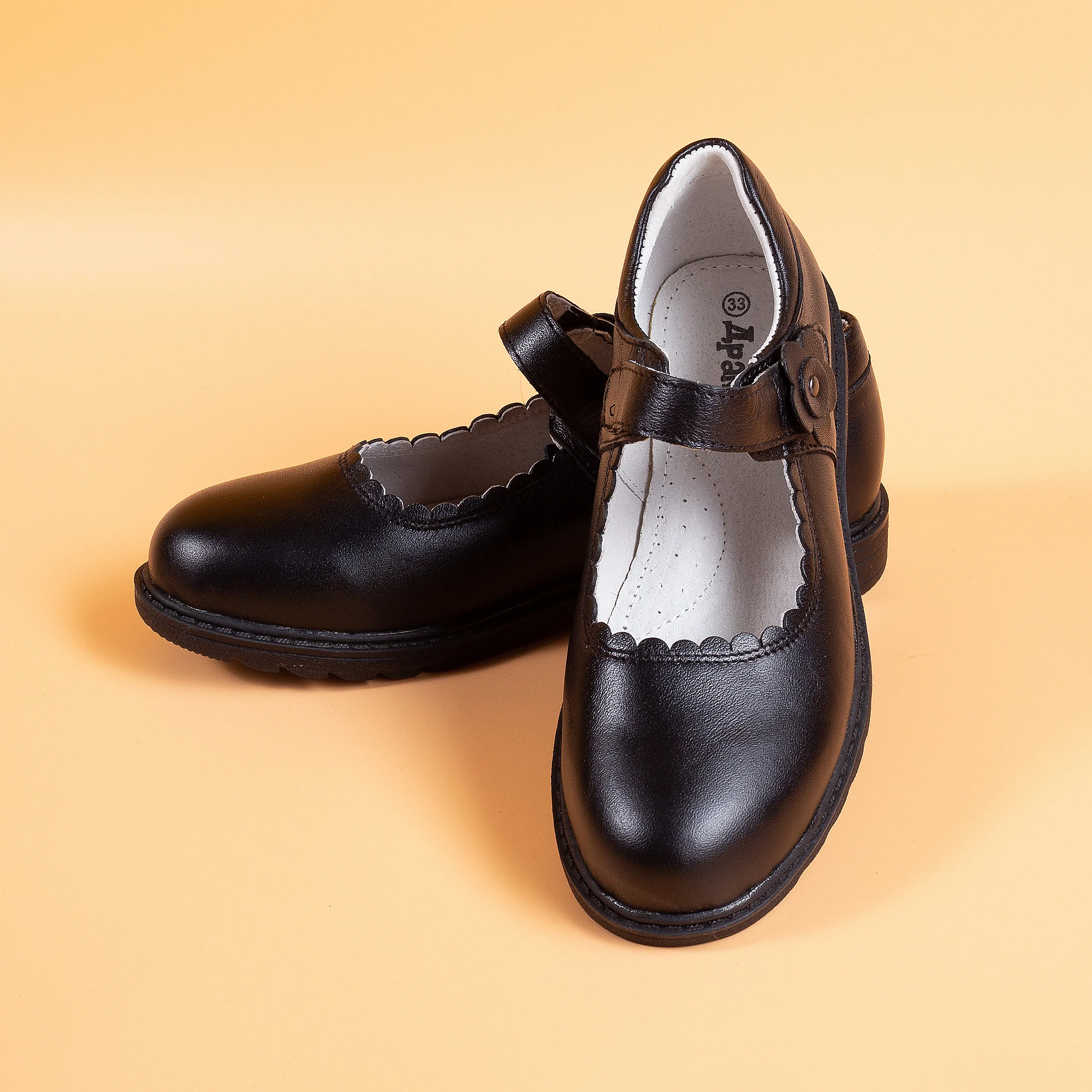 Ahannie/кожаная школьная форма для девочек; Туфли Мэри Джейн на плоской подошве для свадебной вечеринки; черные модельные туфли принцессы; детская форма и школьная обувь