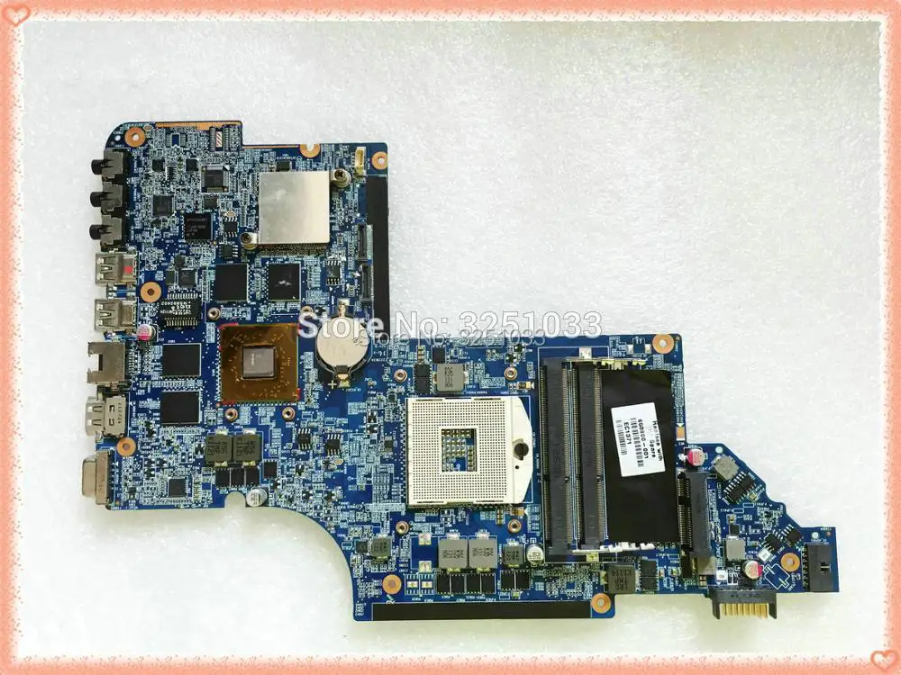 Фото Материнская плата для ноутбука HP PAVILION 650800 001 hp DV6 материнская HM65 HD6770/2G 100%