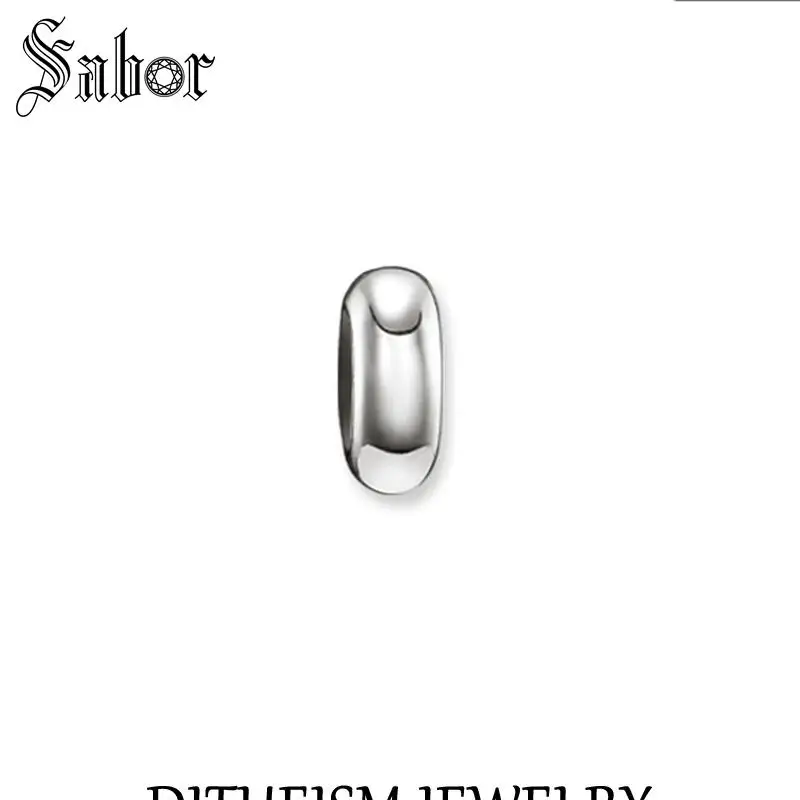 Мужские DIY бусины пробка классика 2020 Мода Серебряный цвет ювелирные изделия