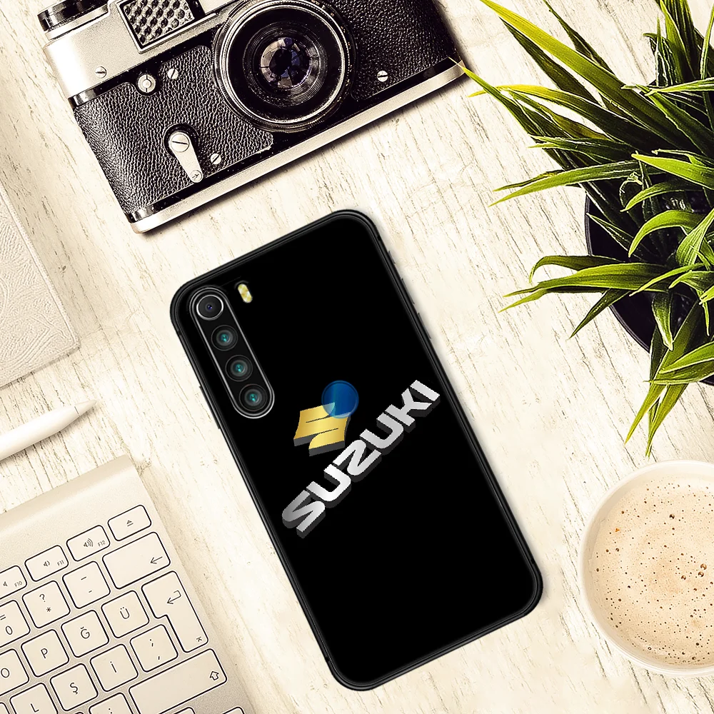 

S Motorcycle Suzuki R Phone Case Cover Hull For XIAOMI Redmi 7 7a 8 8a 9 9a NOTE 6 7 8 8t 9 9s Pro Max 4X black Waterproof