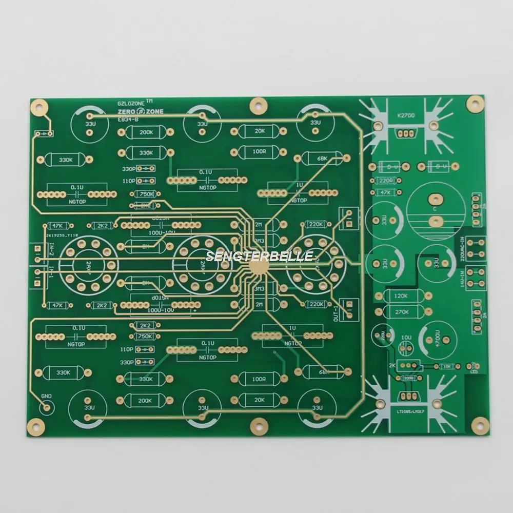 

Hifi RIAA MM VacuumTube Stereo Phono Amplifier Board PCB Refer EAR834 Circuit