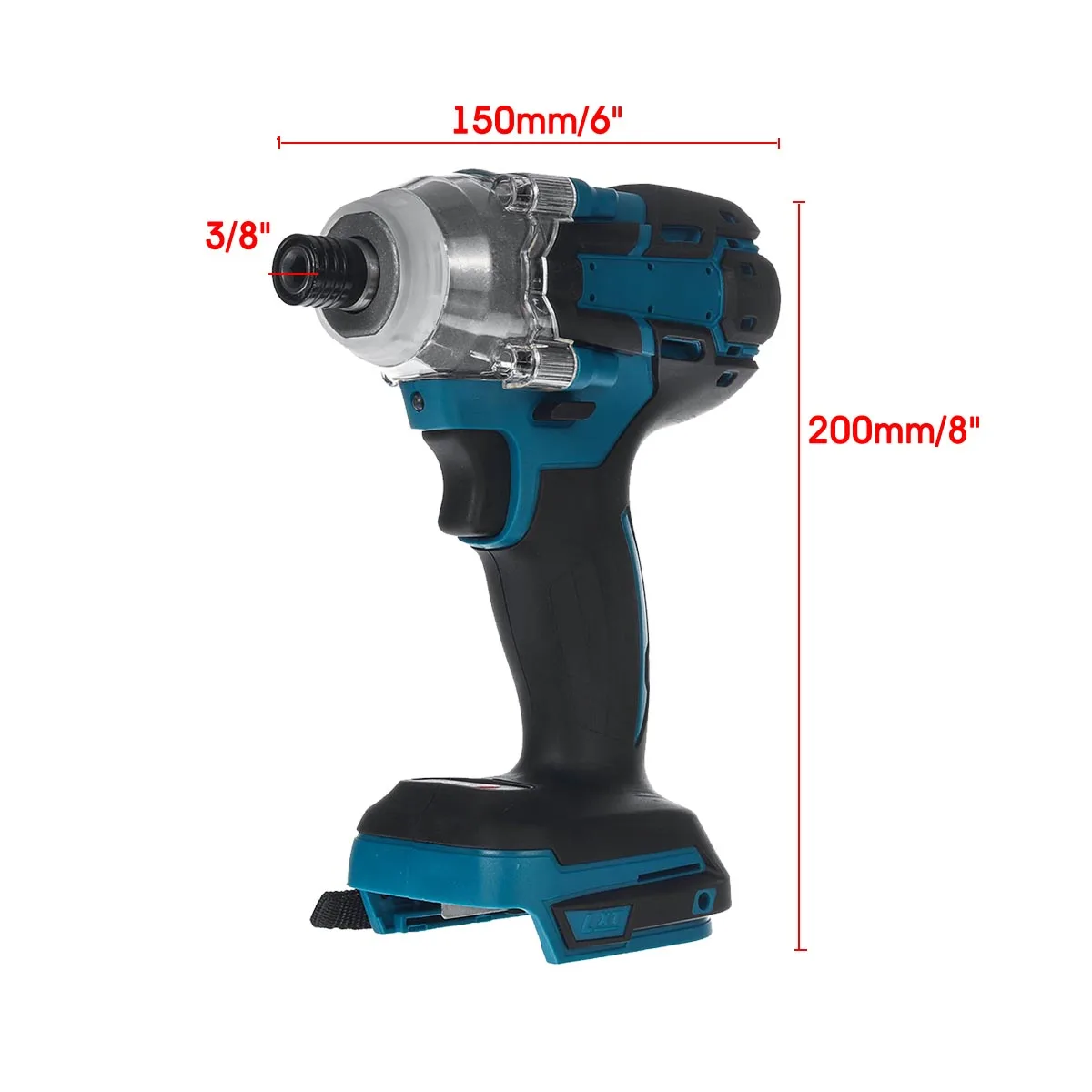 

Cordless Electric Screwdriver 550 N.m 3/8'' Speed Brushless Impact Wrench Rechargable Drill LED Light For Makita 18V Battery