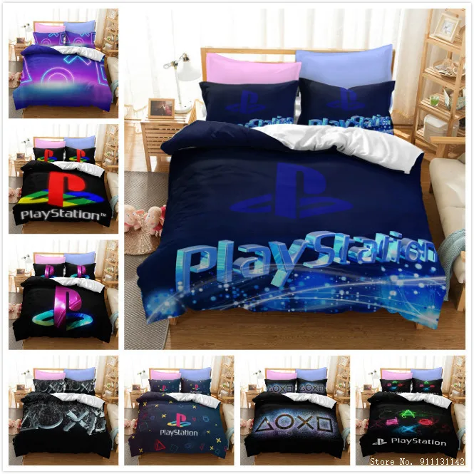 

3D Playstation Symprint Bedding Set Quilt Cover Pillowcase Children Bedroom Decoration Duvet Quilt Cover Home Textile