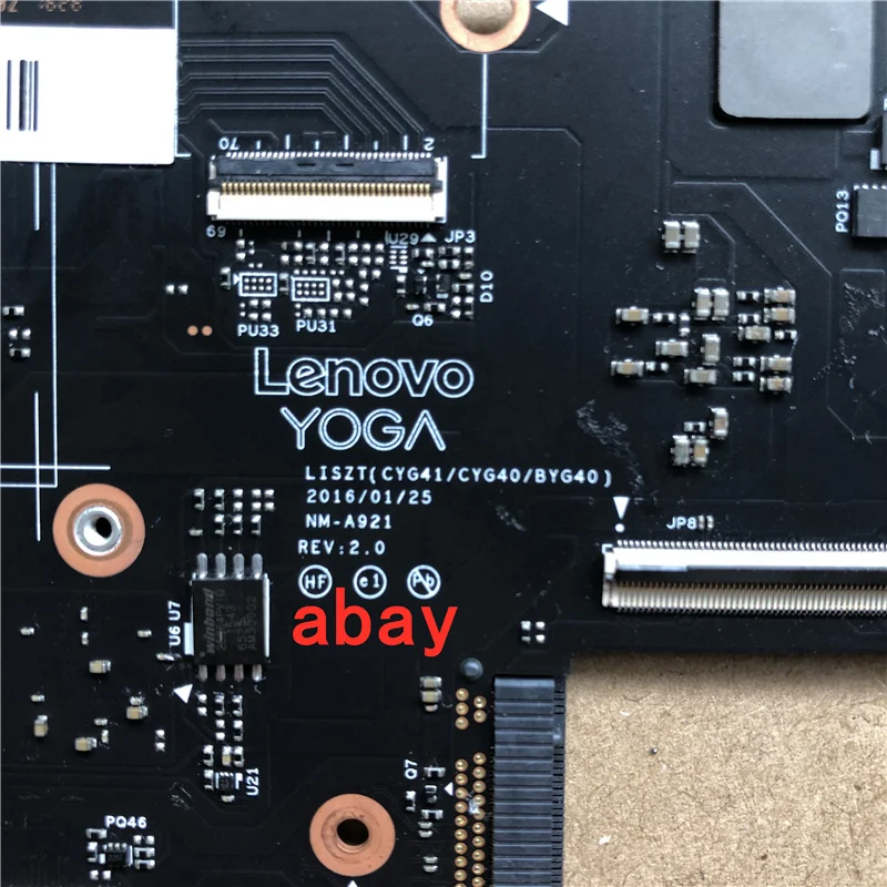 Bestellen MB 5B20L34665 FÜR Lenovo YOGA 900-13isk2 I7-6560U RAM 16GB LISZT CYG41 CYG40 BYG40 NM-A921 Laptop Motherboard 100% Probado