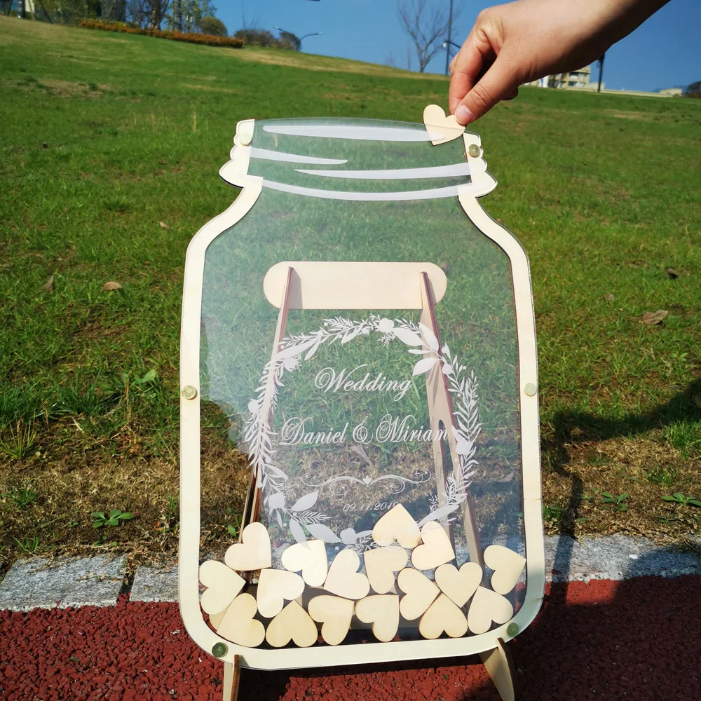 Персонализированная Свадебная книга для гостей рустикальный подарок на свадьбу