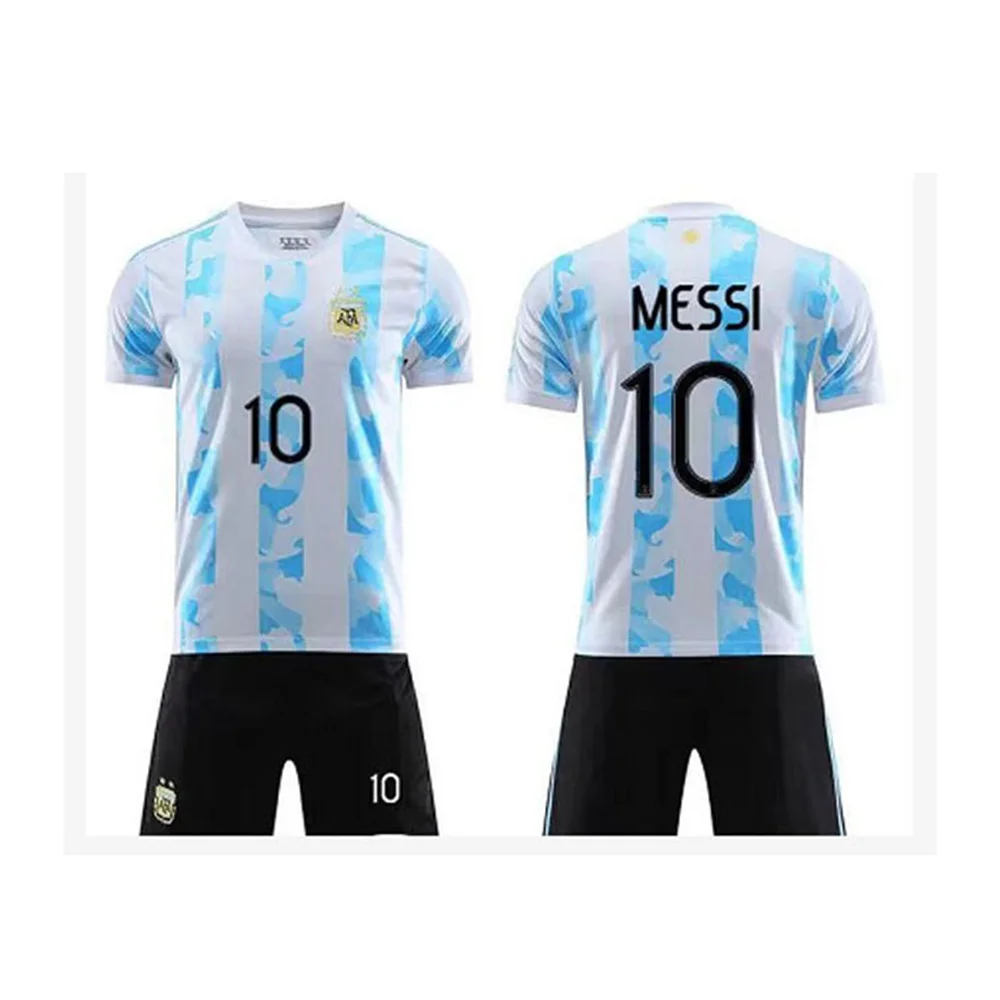 

2021 Argentina home and away jersey No. 10 jerseys children's clothing football uniforms adult children's training uniforms