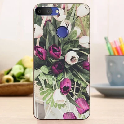 Для Alcatel 1S чехол роскошный чехол из ТПУ и силикона чехол s Телефон задняя крышка для Alcatel 1S Funda Coque - Цвет: w62