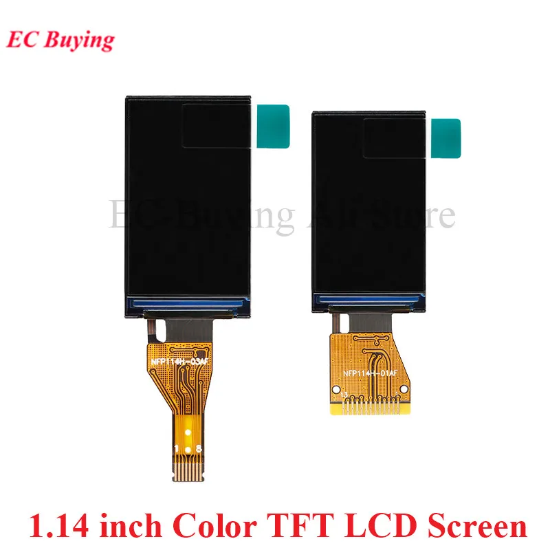 1.14" 1.14 inch 135x240 Full Color TFT HD IPS Screen LCD LED Display Module 135*240 ST7789 Drive 3.3V SPI Interface 8 13 Pins