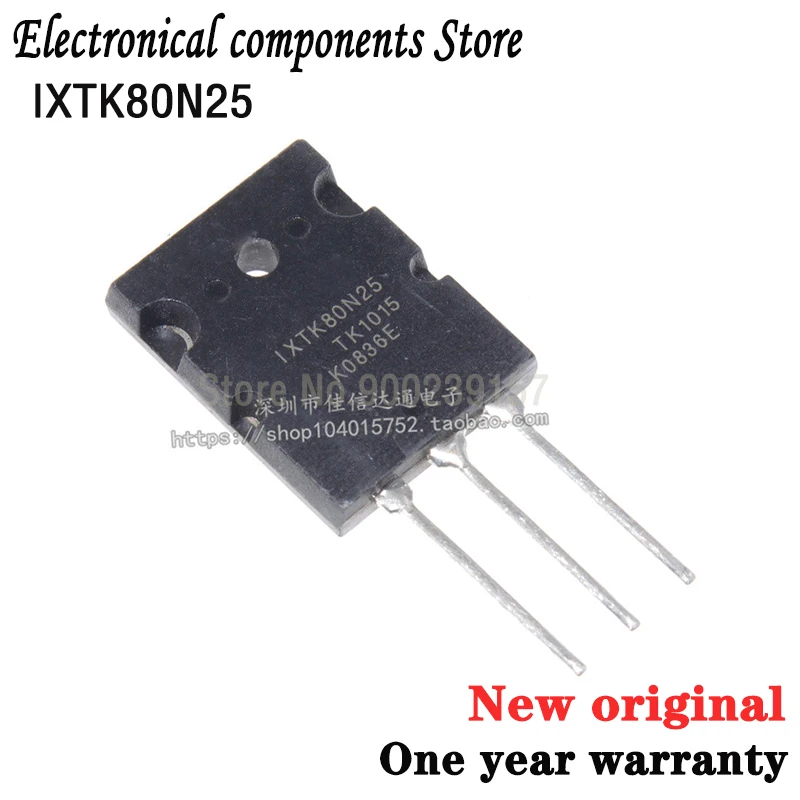 100% новый оригинальный один год гарантии IXTK80N25 TO-264 80A 250V IXFH30N50P TO-247 500V 30 |