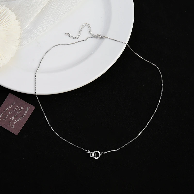 

Exquisite necklace simple new tide clavicle chain cold wind necklace
