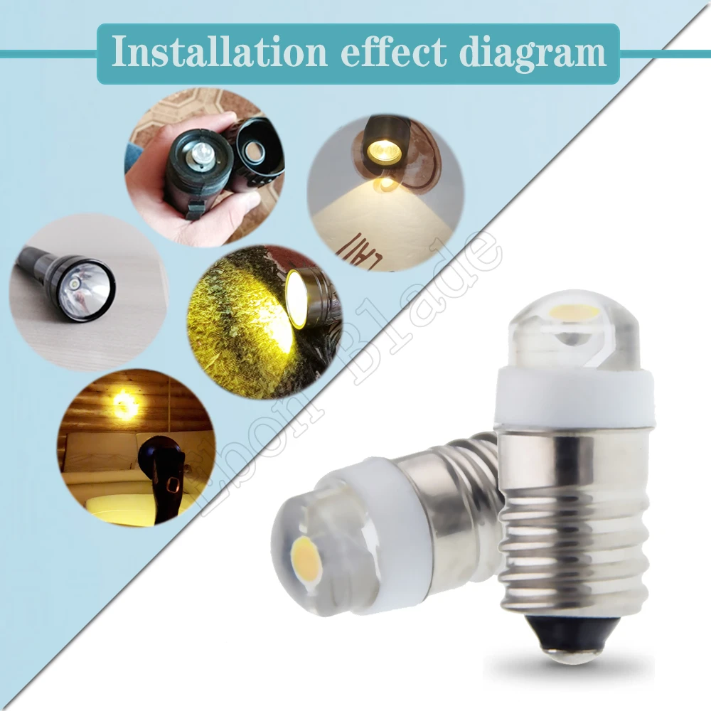Светодиодный фонарь E10 1/2 шт. 3 в 4 5 В 6 12 18 0 Вт|led car globes|e10 12ve10 bulb 12v |
