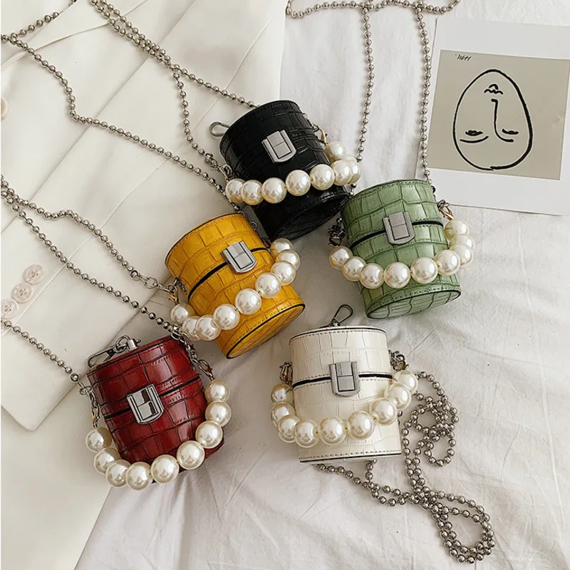 Новая модная мини сумка через плечо для женщин с каменным узором телефона на