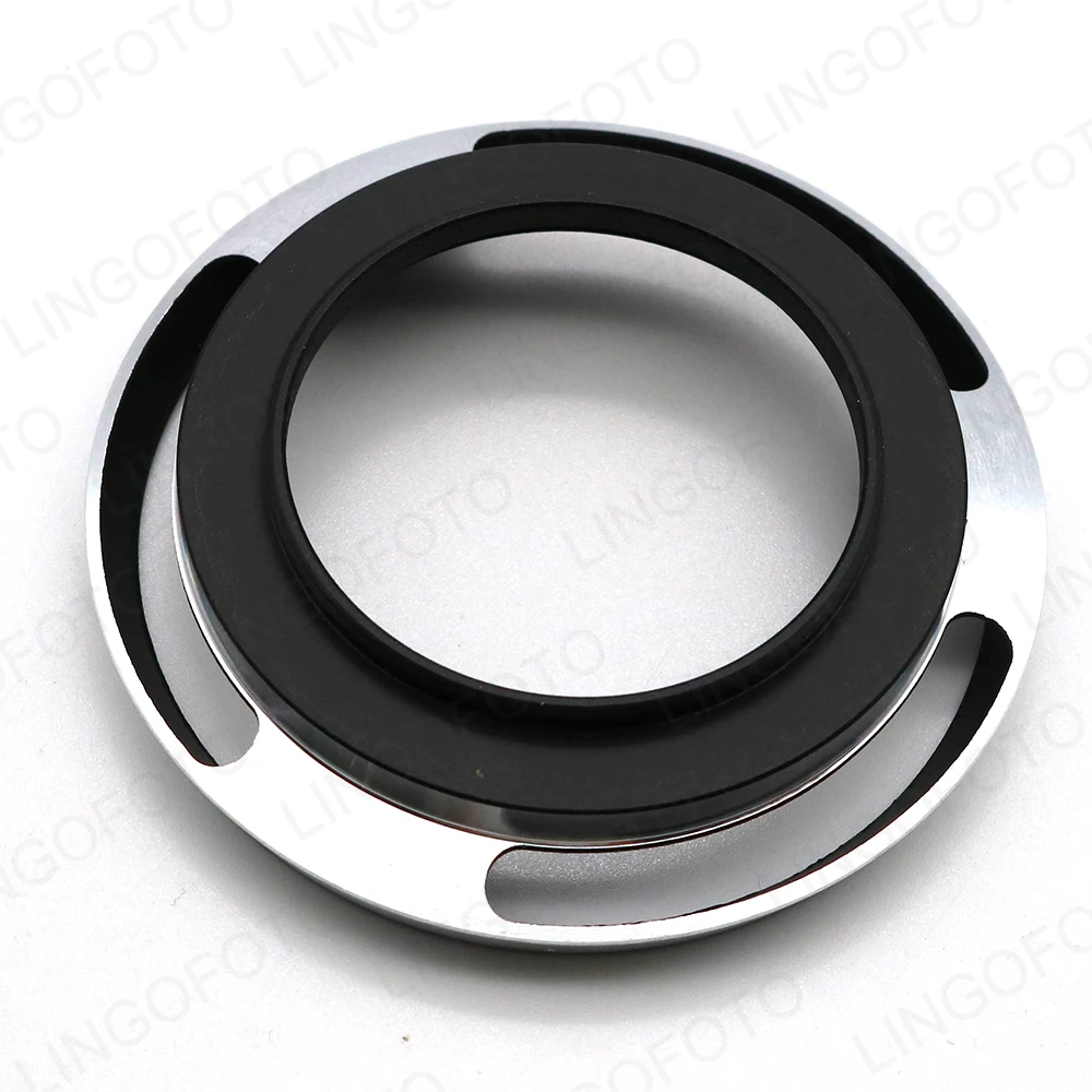 Серебристая металлическая изогнутая бленда объектива 40 5 мм/Sony A6500 16 50 Nikon 1