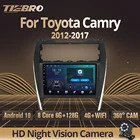 Автомагнитола TIEBRO 2 Din Android 10 для Toyota Camry 2012-2017 GPS-навигация автомобильный мультимедийный плеер NO 2Din DVD Bluetooth Playrer