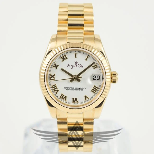 

Classic New Men Datejust Stainless Steel Automatic Mechanical Sapphire Gold White Blue Rome 36mm Sport Watch