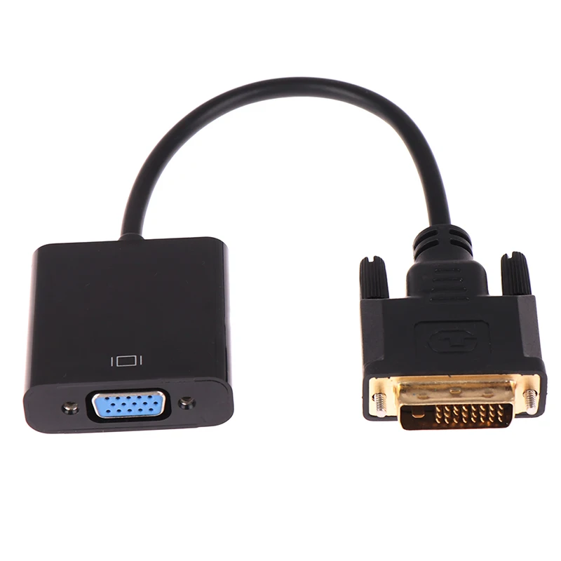 DVI 24 + 1 25Pin DVI-D To VGA 15Pin видео кабель конвертер для проектора PS3 PS4 ПК | Электроника