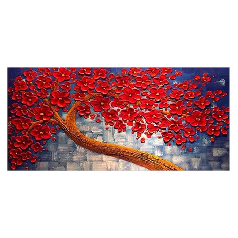 

Flower Tree 5D Full Drill Diamond Painting Embroidery Cross Stitch Kits DIY Rhinestone Crystal Home Decor