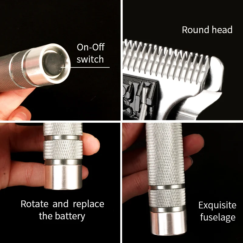 Kemei электрическая машинка для стрижки волос масляная голова гравировка