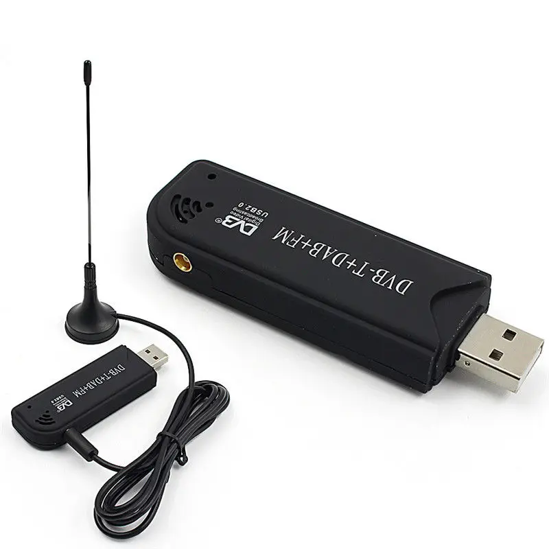 Цифровой USB TV FM + DAB DVB-T RTL2832U R820T Поддержка SDR тюнер приемник горячая распродажа |