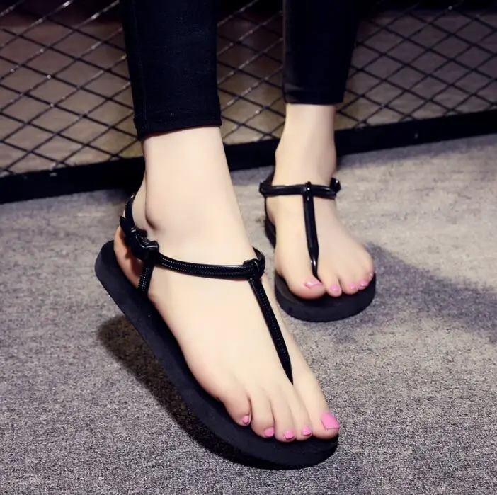 

2019 Hot Sale slippers woman shoes Summer Flip Flops Shoes Beach Sandals Soft Slipper Flip-flops size