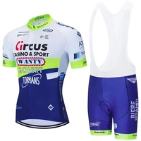 circus wanty cycling jersey sets summer men short sleeves bib shorts ropa ciclismo bike clothing team bicycle roadbike uniform