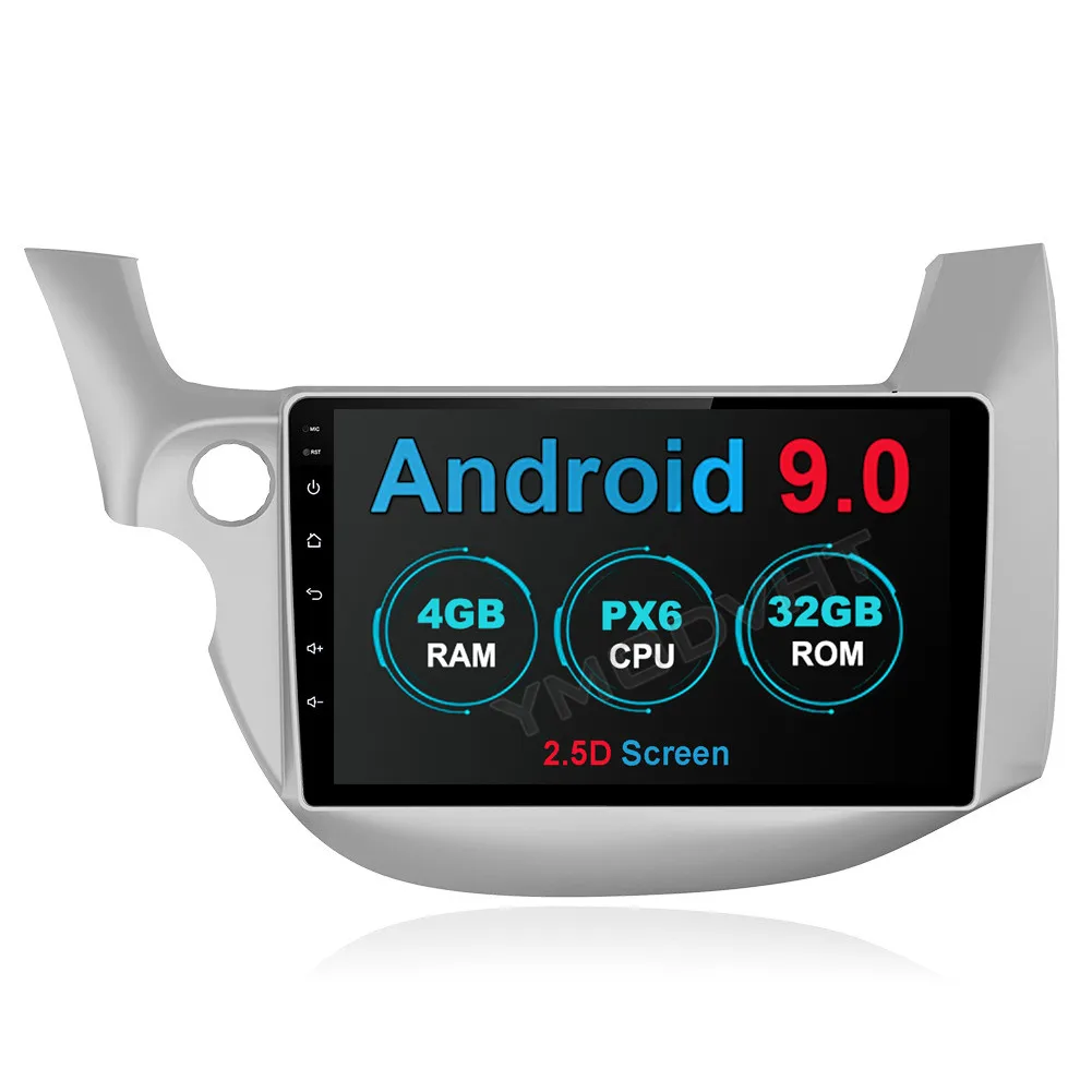 YMODVHT 2.5D 10 1 дюймов 4 Гб + 64 ГБ Android 9 0 Автомобильный DVD Радио для Honda Fit/Jazz 2008 до 2010 2011 2012