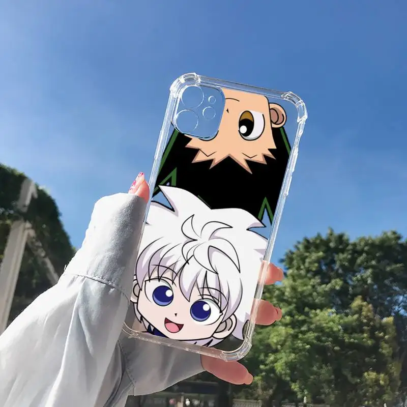 

Gon Killua HUNTER x HUNTER HxH Phone Case Transparent for Clear iPhone 11 12 8 7 6 6S XS MAX Plus X 5S SE 2020 XR mini pro