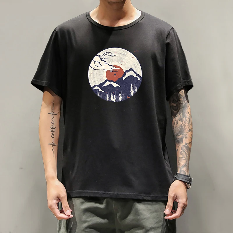 

Anime Men T-shirt Loose Men Clothing Casual Short Sleeve Print Fashion T-shirts SummerHarajuku New Tops Tee Unisex Shirt