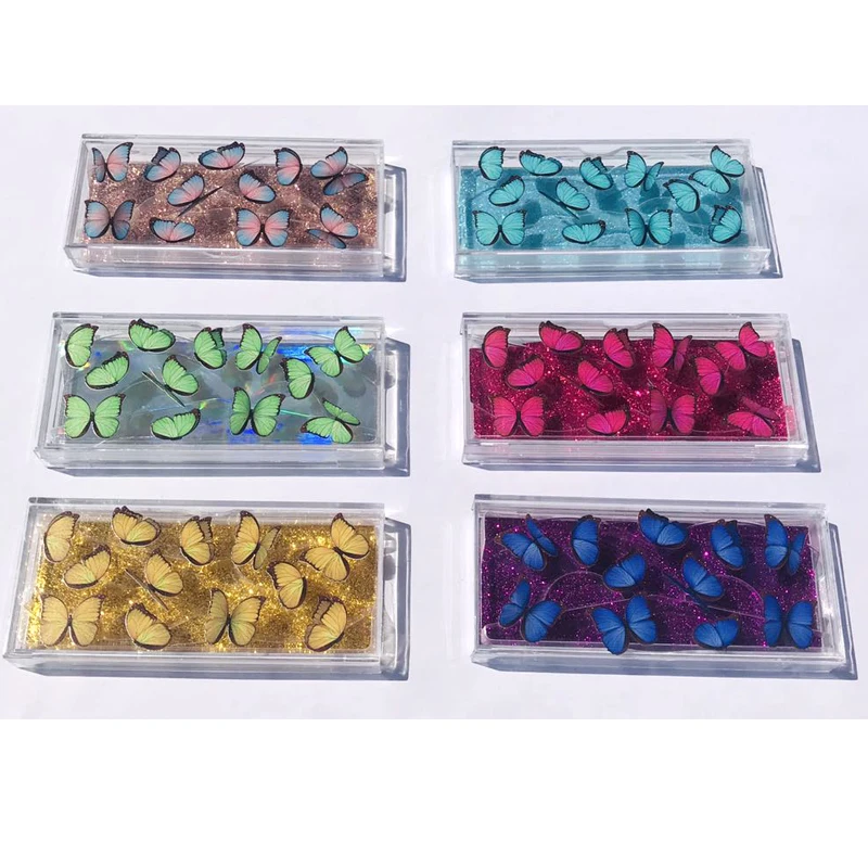 Оптовая продажа упаковка для ресниц коробки Пользовательский логотип